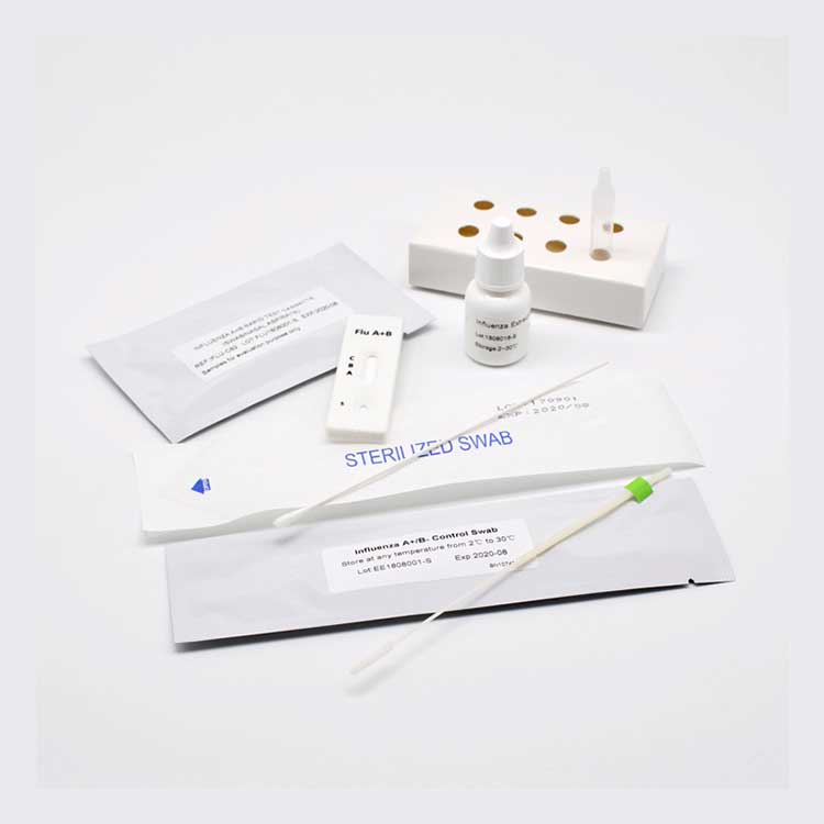 H1n1 Gripearen Birusa A+b Swab/sudurreko Aspirate Azkar Test Kit