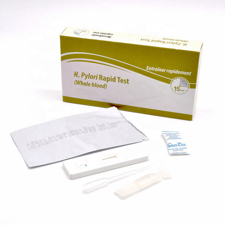 Medikuntza H.pylori Azterketa Azkarreko Kit-Kasetea