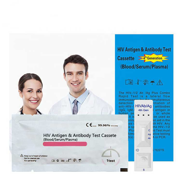 4. Belaunaldiko Hiv Test Kit 1/2 Ag Ab Azkar Proba Kasetea