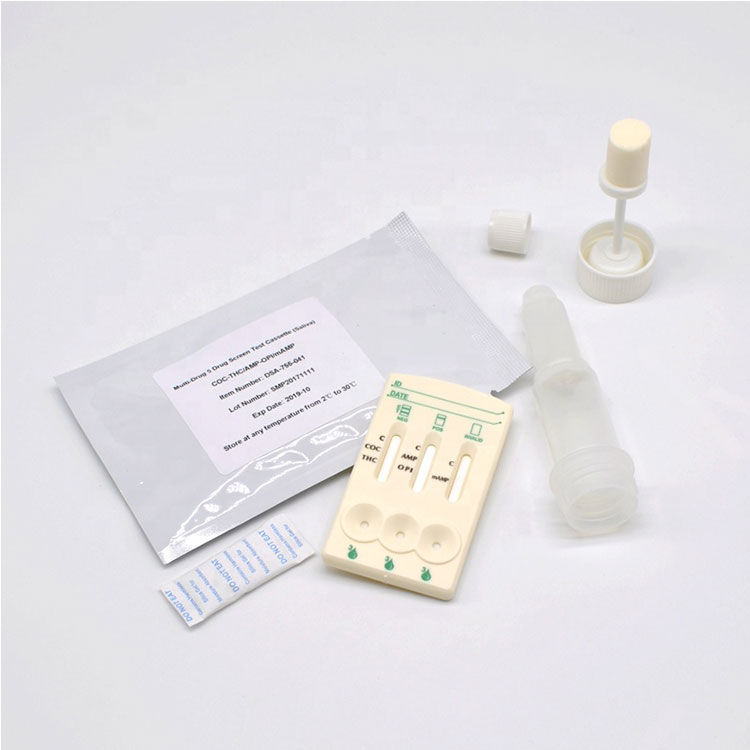 Bat Urratseko Saliva Multi Drug Test 5 In 1 Drugtest Panel